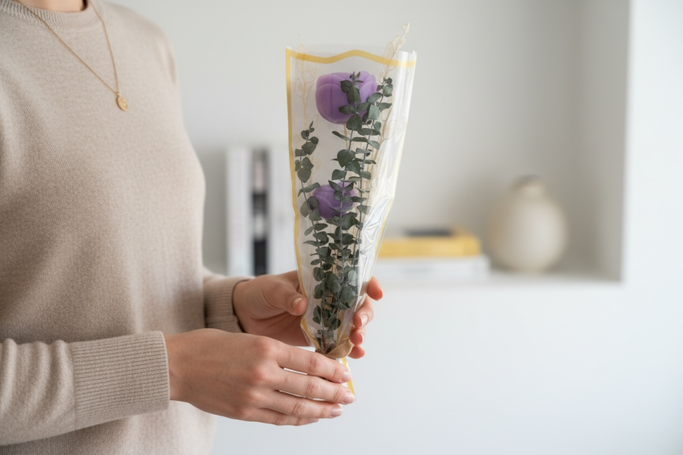 Özelleştirilebilir Gül Rüyası El Yapımı Doğal Mum